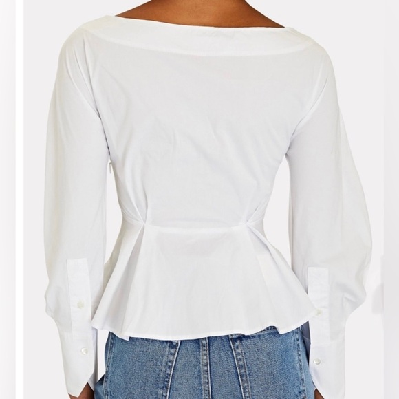 STAUD MONROE TOP |WHITE - Picture 2 of 10